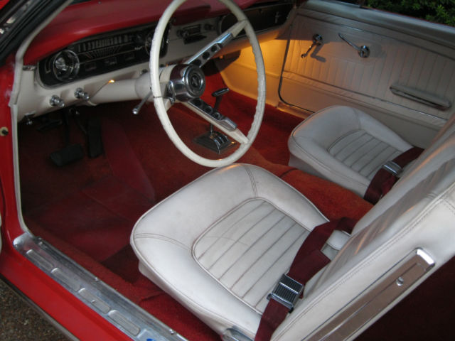 1964 Red Ford Mustang