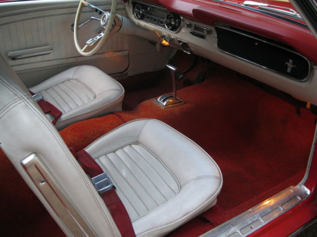 1964 Red Ford Mustang