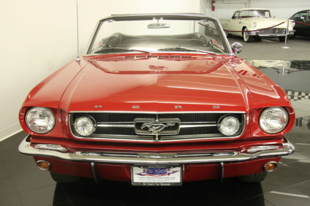 1964 Rangoon Red Ford Mustang Convertible