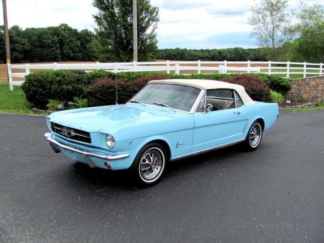 1964 BLUE Ford Mustang CONVERTIBLE