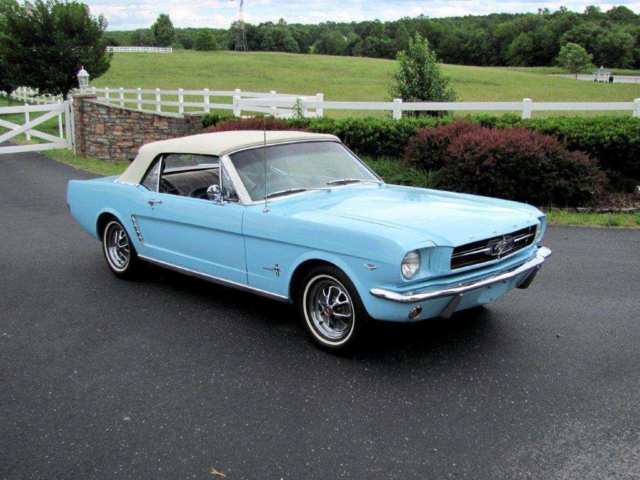 1964 BLUE Ford Mustang CONVERTIBLE