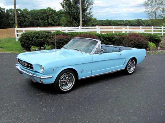 1964 BLUE Ford Mustang CONVERTIBLE