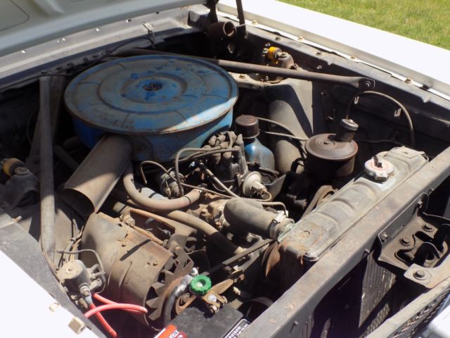 1964 White Ford Mustang Convertible