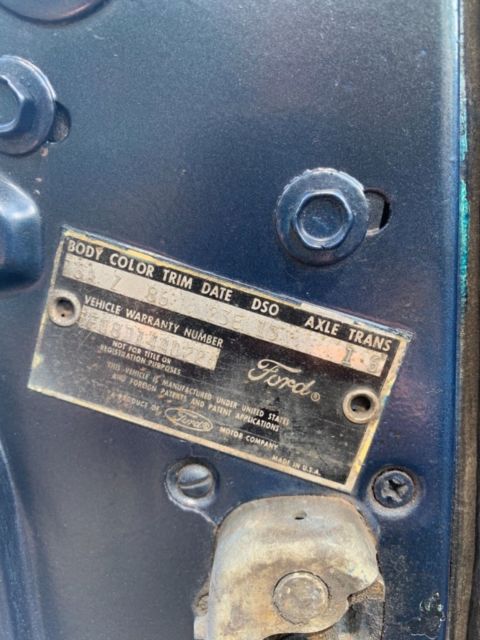 1965 Caspian blue Ford Mustang Convertible