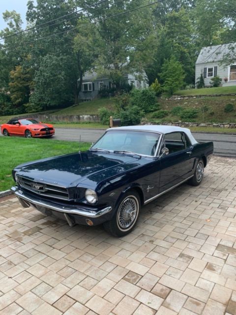 1965 Caspian blue Ford Mustang Convertible
