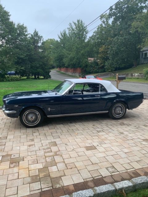 1965 Caspian blue Ford Mustang Convertible