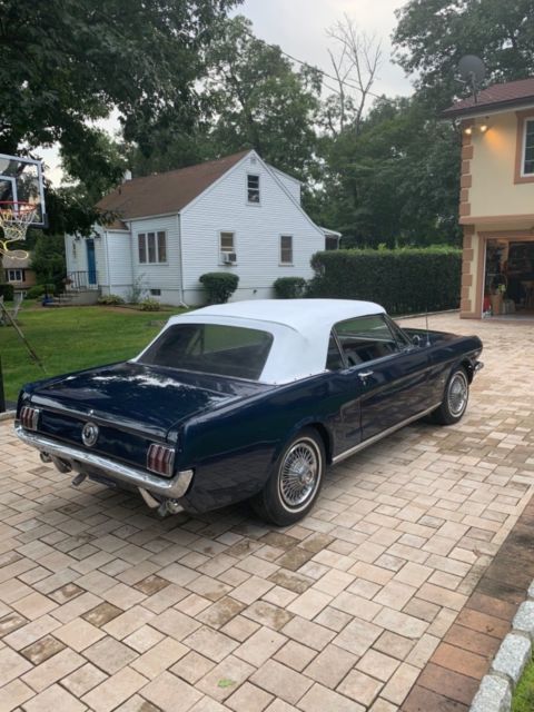 1965 Caspian blue Ford Mustang Convertible