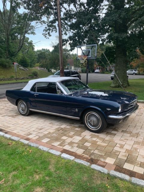 1965 Caspian blue Ford Mustang Convertible