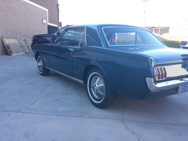1964 Blue Ford Mustang Coupe