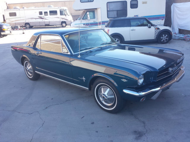 1964 Blue Ford Mustang Coupe