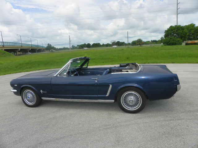 1964 BLUE Ford Mustang CONVERTIBE