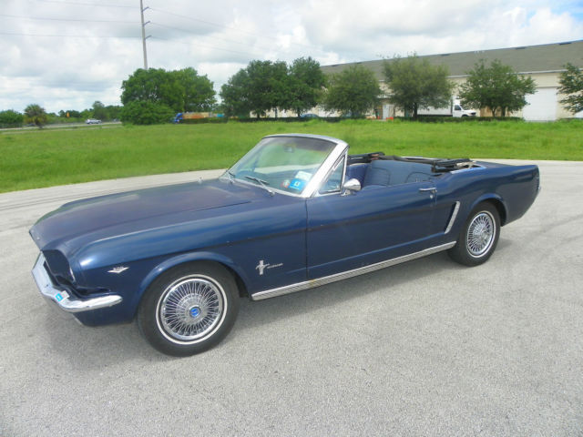 1964 BLUE Ford Mustang CONVERTIBE