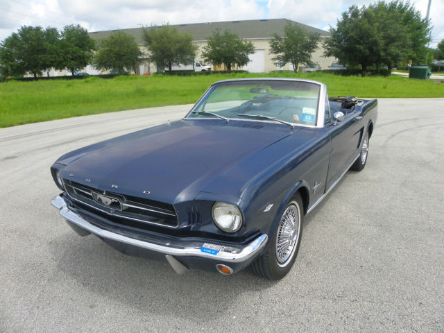1964 BLUE Ford Mustang CONVERTIBE