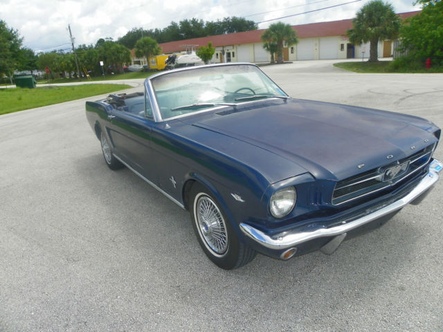 1964 BLUE Ford Mustang CONVERTIBE