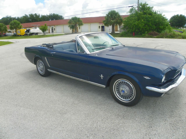 1964 BLUE Ford Mustang CONVERTIBE