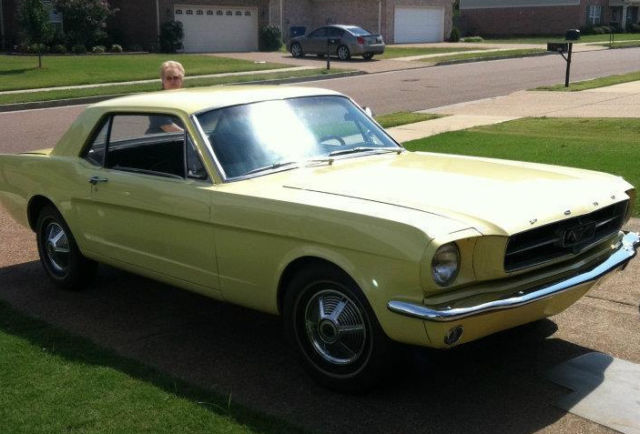 1965 Yellow Ford Mustang Coupe