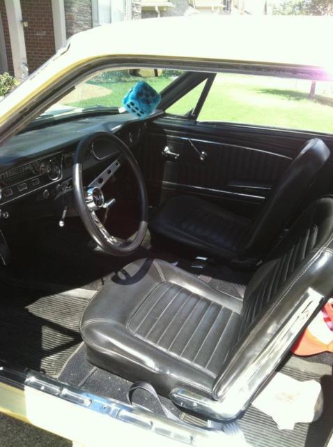 1965 Yellow Ford Mustang Coupe