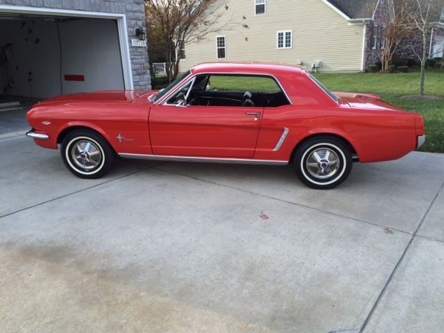 1964 Red Ford Mustang Coupe