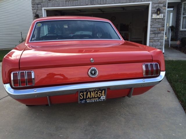 1964 Red Ford Mustang Coupe