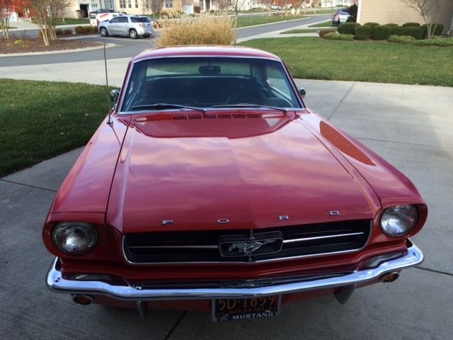 1964 Red Ford Mustang Coupe