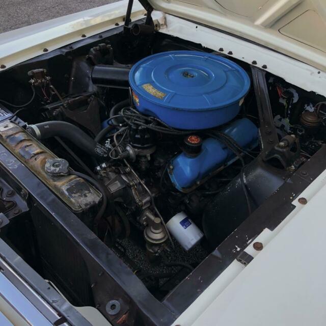 1965 White Ford Mustang Coupe