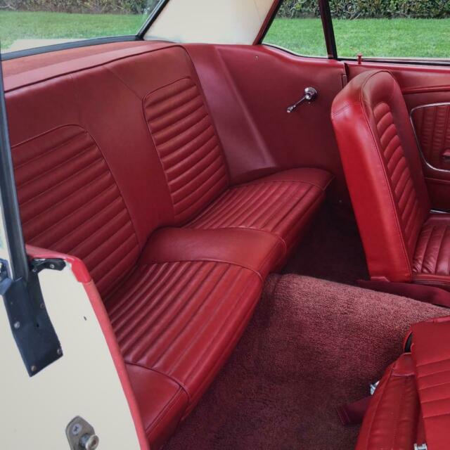 1965 White Ford Mustang Coupe