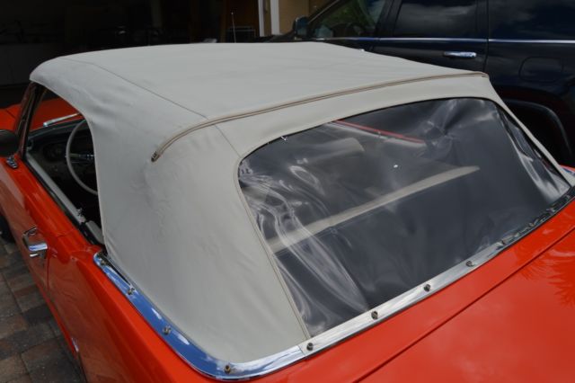 1965 Poppy Red Ford Mustang Convertible