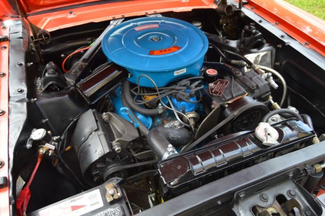 1965 Poppy Red Ford Mustang Convertible