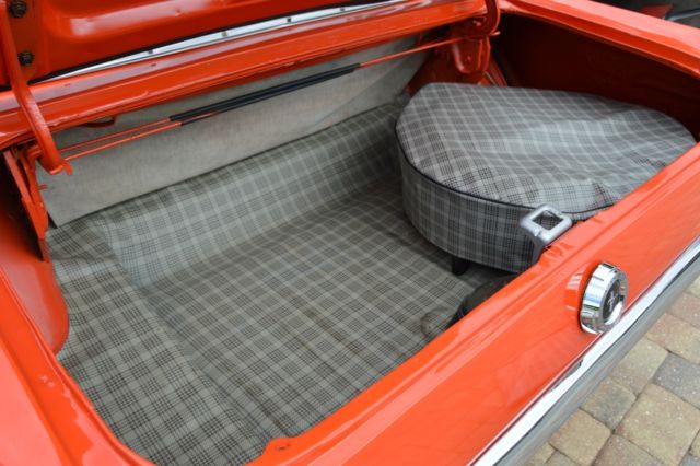 1965 Poppy Red Ford Mustang Convertible