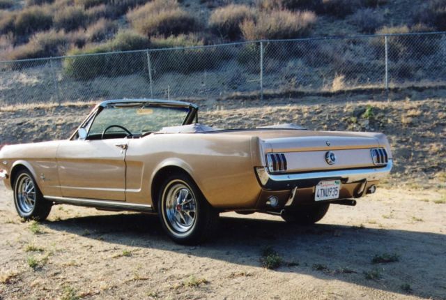 1965 Prairie Bronze Metallic Ford Mustang Convertible