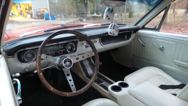 1965 Red Ford Mustang