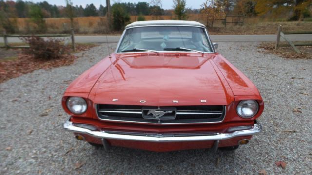 1965 Red Ford Mustang