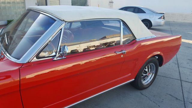1964 Red Ford Mustang Convertible