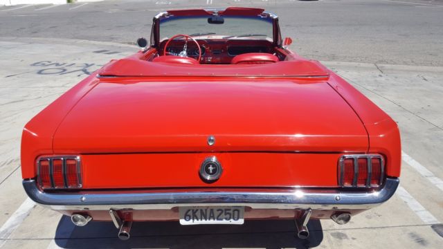 1964 Red Ford Mustang Convertible