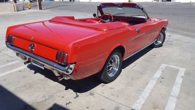 1964 Red Ford Mustang Convertible