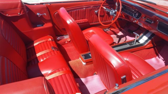 1964 Red Ford Mustang Convertible