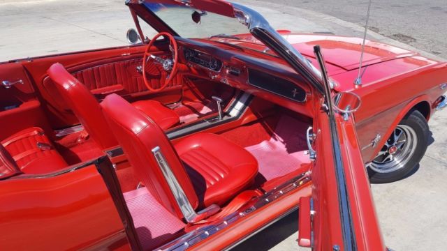 1964 Red Ford Mustang Convertible