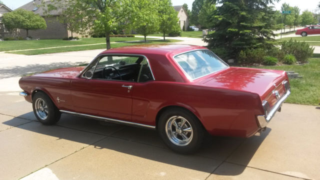 1965 Red Ford Mustang Coupe