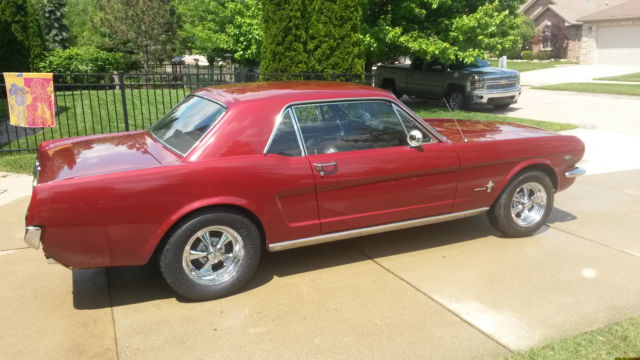 1965 Red Ford Mustang Coupe