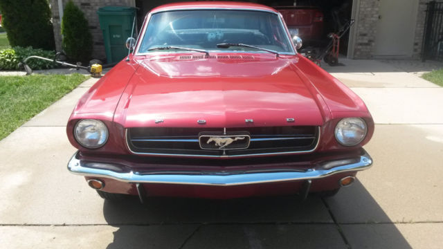 1965 Red Ford Mustang Coupe