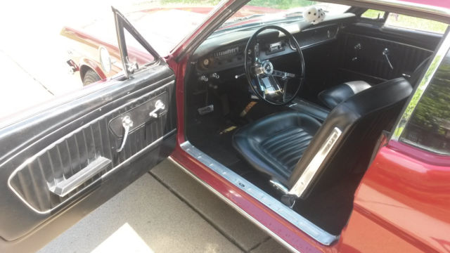 1965 Red Ford Mustang Coupe