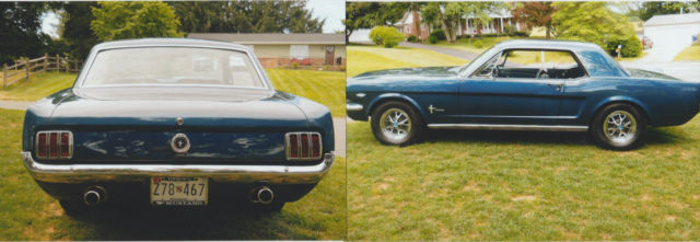 1964 Blue Ford Mustang Coupe