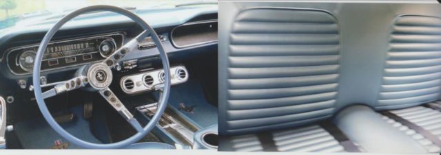 1964 Blue Ford Mustang Coupe