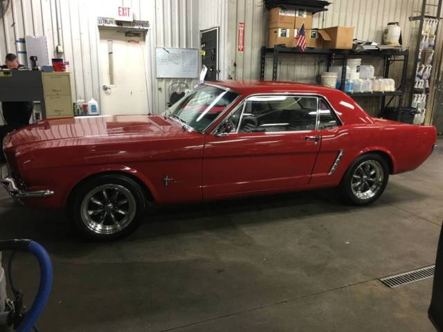 1965 Red Ford Mustang Coupe