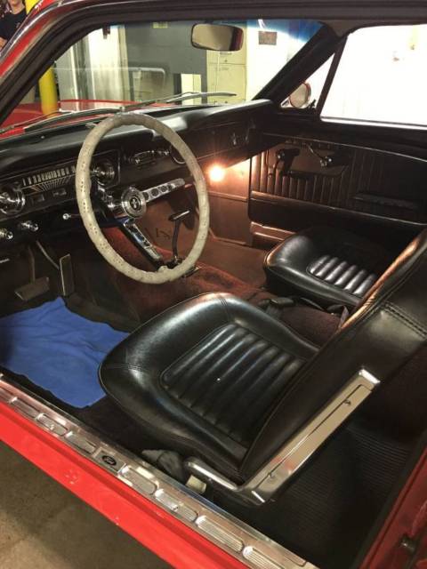 1965 Red Ford Mustang Coupe