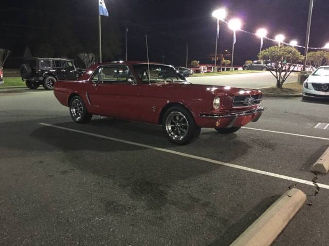 1965 Red Ford Mustang Coupe