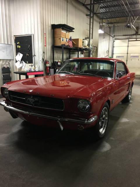 1965 Red Ford Mustang Coupe