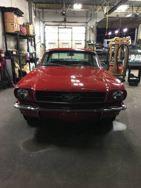 1965 Red Ford Mustang Coupe