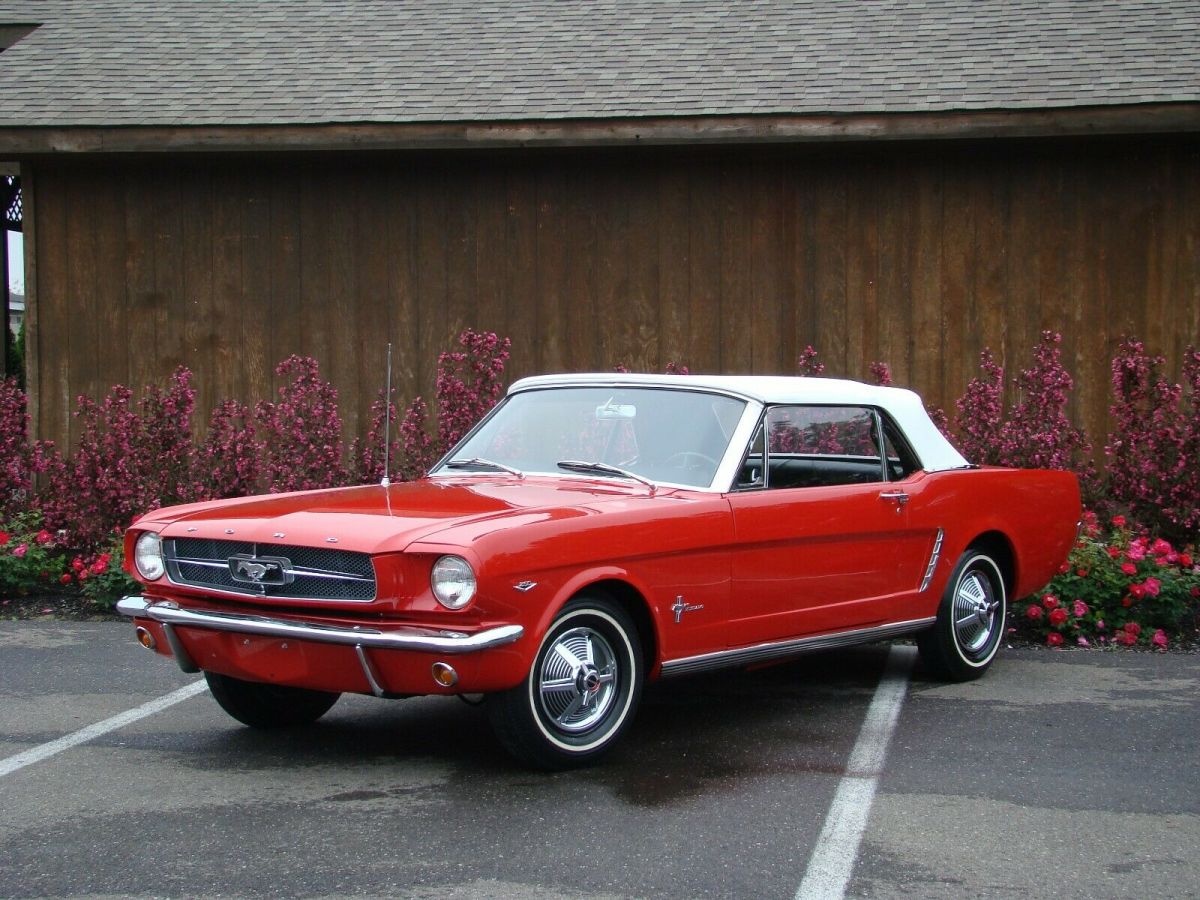 1964 Red/White Ford Mustang Convertible