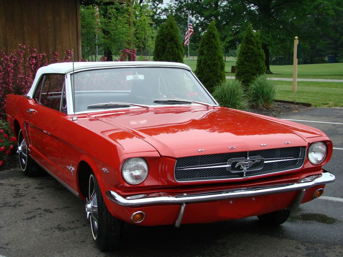 1964 Red/White Ford Mustang Convertible